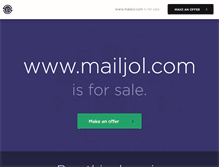 Tablet Screenshot of mailjol.com